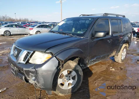 2010 Nissan Pathfinder S from USA, damaged, VIN 5N1AR1NB8AC618799